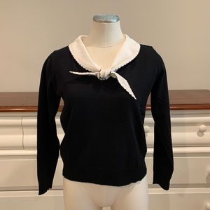 Precious sailor-tie sweater designed in London 🇬🇧
